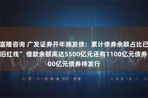 富隆咨询 广发证券开年频发债：累计债券余额占比已触及“旧红线” 借款余额高达5500亿元还有1100亿元债券待发行